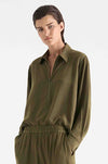 Mela Purdie - Zip Front Shirt in Mache