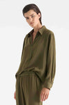 Mela Purdie - Zip Front Shirt in Mache