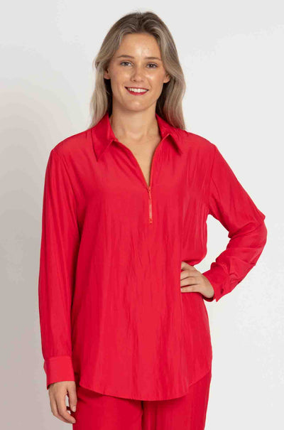 Mela Purdie - Zip Front Shirt in Mache