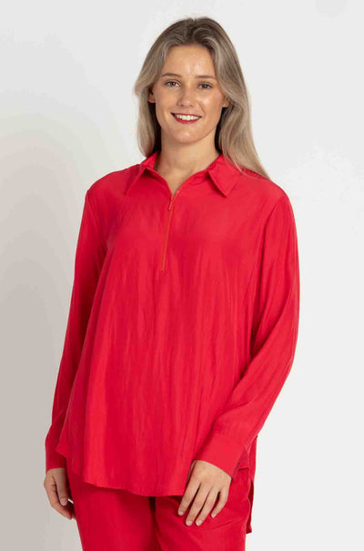 Mela Purdie - Zip Front Shirt in Mache