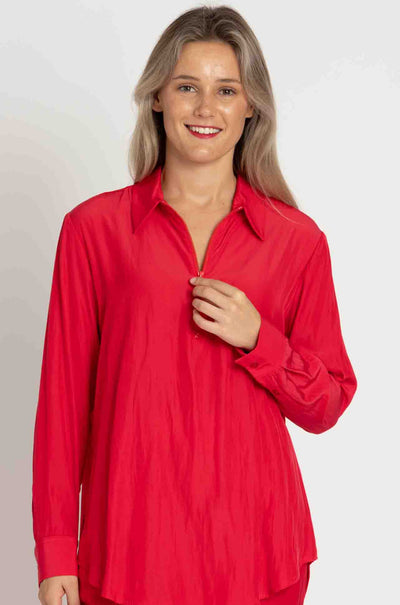 Mela Purdie - Zip Front Shirt in Mache