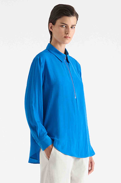 Mela Purdie - Zip Front Shirt in Mache