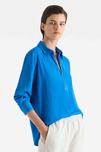 Mela Purdie - Zip Front Shirt in Mache