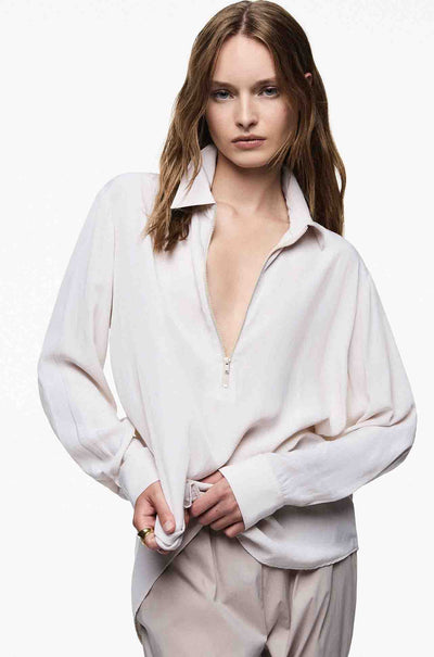 Mela Purdie - Zip Front Shirt in Mache