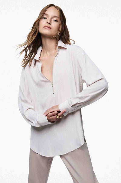 Mela Purdie - Zip Front Shirt in Mache