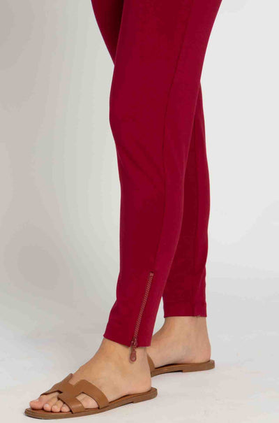 Mela Purdie - Zip Stiletto Pant in Chilli