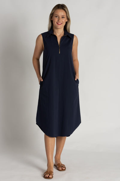 Mela Purdie - Zip Tank Dress in Sapphire (Zambezee Exclusive Re-Cut)