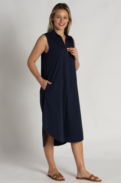Mela Purdie - Zip Tank Dress in Sapphire (Zambezee Exclusive Re-Cut)