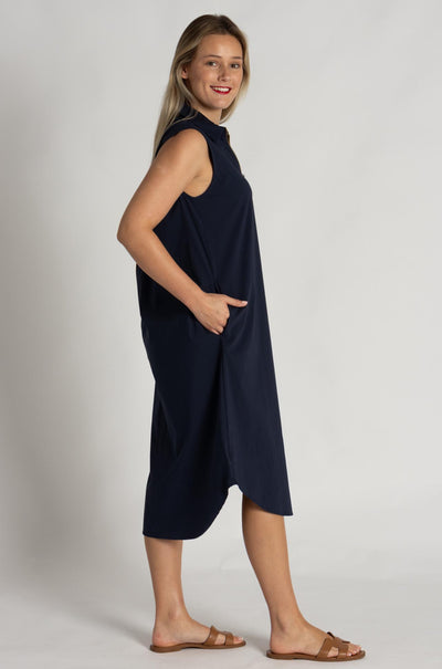 Mela Purdie - Zip Tank Dress in Sapphire (Zambezee Exclusive Re-Cut)