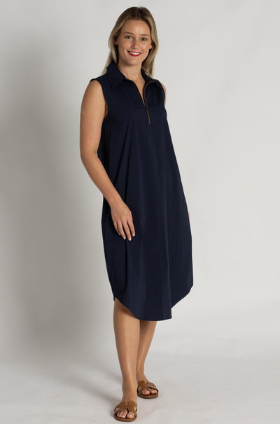 Mela Purdie - Zip Tank Dress in Sapphire (Zambezee Exclusive Re-Cut)