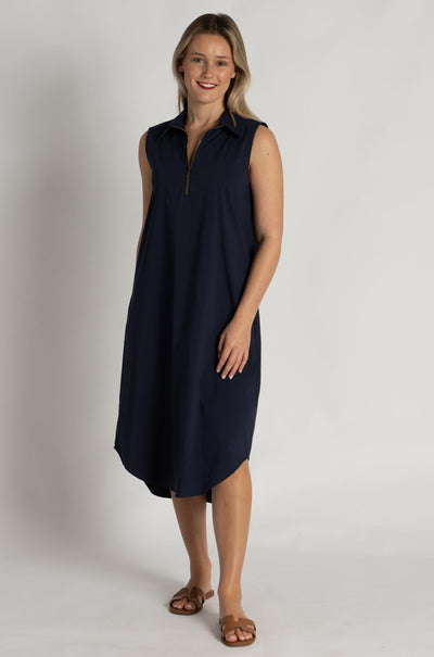 Mela Purdie - Zip Tank Dress in Sapphire (Zambezee Exclusive Re-Cut)