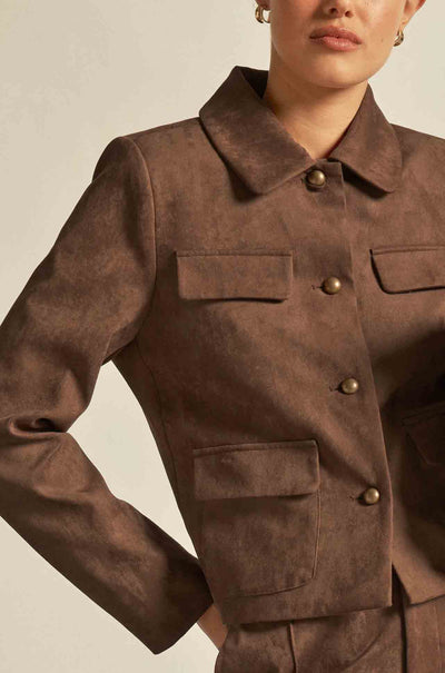 Zoe Kratzmann - abound jacket in mocha