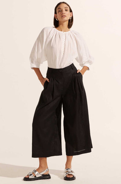 zoe kratzmann - anchor pant in black
