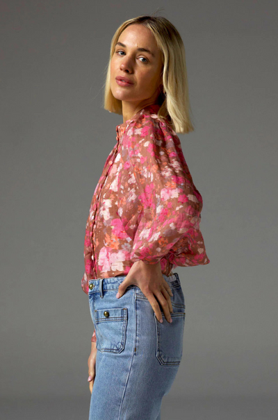 zoe kratzmann - atlas top in blush blur