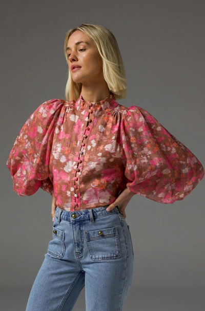 zoe kratzmann - atlas top in blush blur