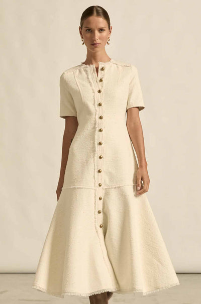 zoe kratzmann - banter dress in cream boucle