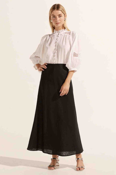 zoe kratzmann - blend skirt in black