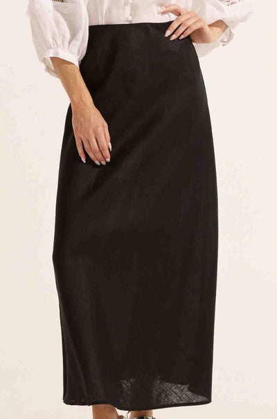 zoe kratzmann - blend skirt in black