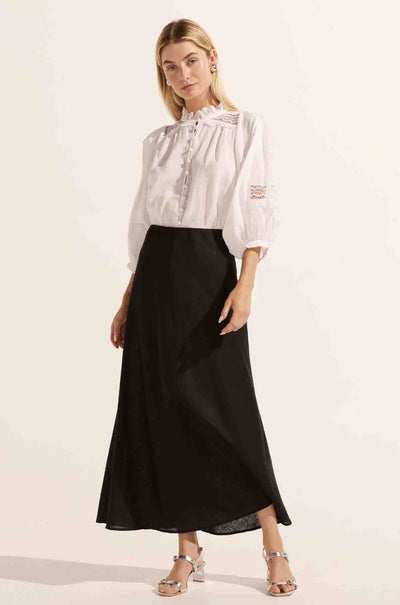 zoe kratzmann - blend skirt in black