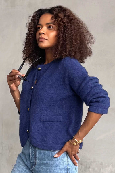 Zoe Kratzmann - blur knit in sapphire