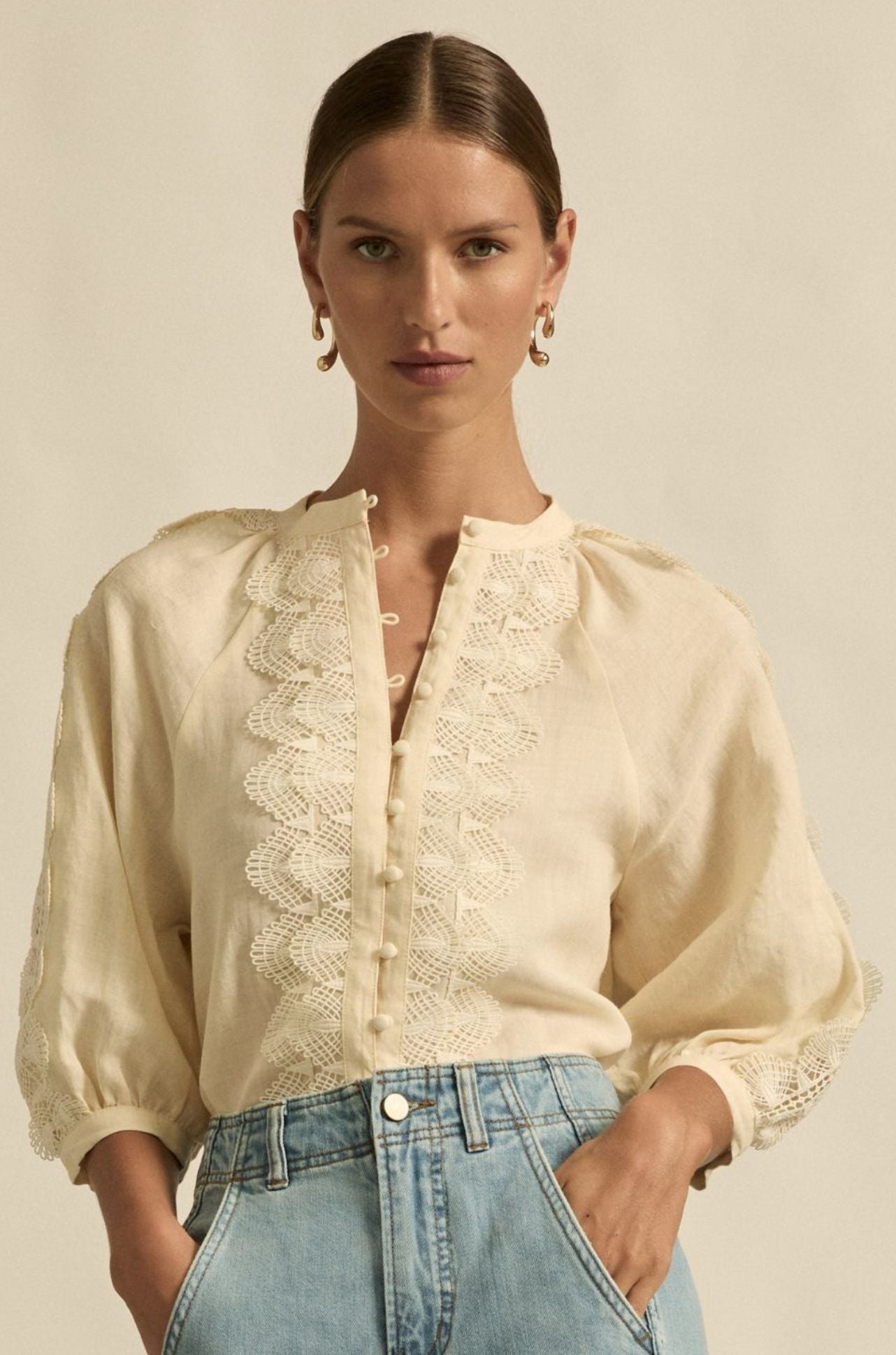 zoe kratzmann - bouquet top in sorbet