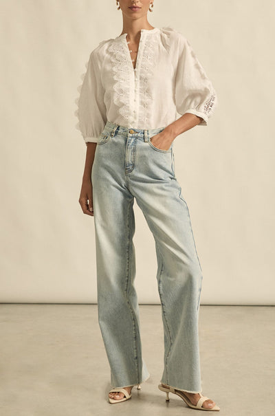 zoe kratzmann - bouquet top in porcelain
