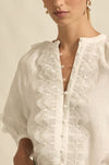 zoe kratzmann - bouquet top in porcelain
