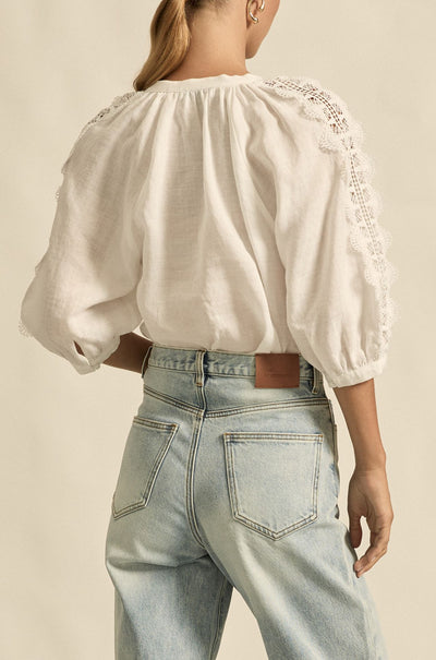 zoe kratzmann - bouquet top in porcelain