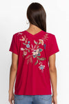 Johnny Was - Button Neck Knit Tee - Julianna