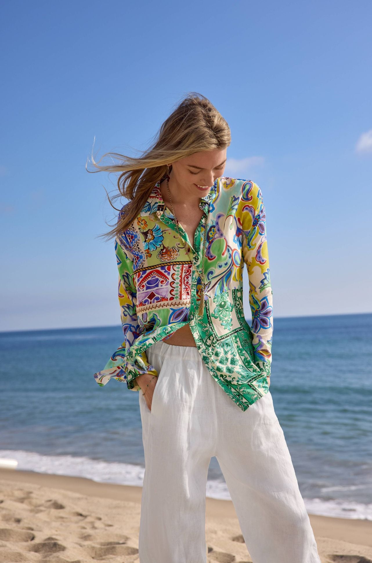 Johnny Was - The Audrey Tunic in Ameria Patchwork