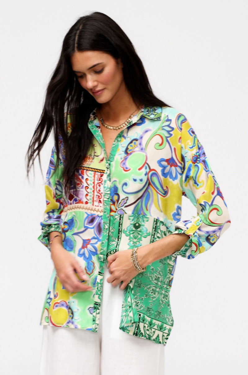 Johnny Was - The Audrey Tunic in Ameria Patchwork