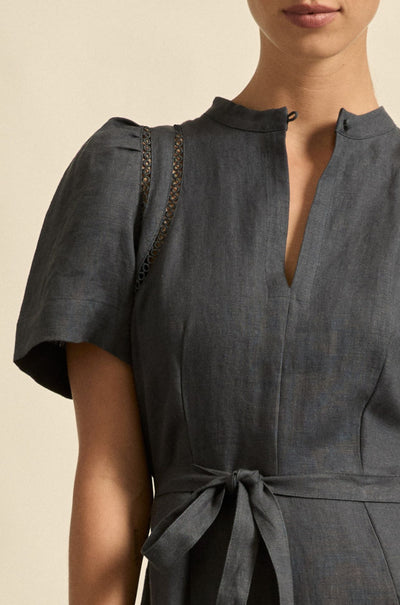 zoe kratzmann - cable dress in midnight