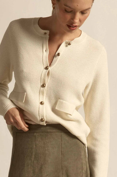 Zoe Kratzmann - camber knit in alabaster