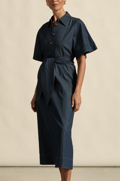 zoe kratzmann - cameo dress in dark chambray