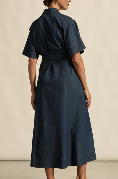 zoe kratzmann - cameo dress in dark chambray