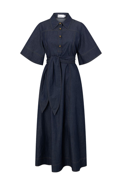 zoe kratzmann - cameo dress in dark chambray