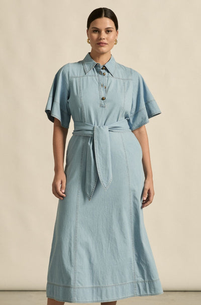zoe kratzmann - cameo dress in light chambray