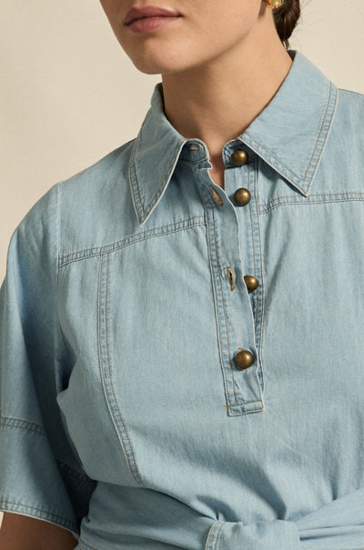 zoe kratzmann - cameo dress in light chambray