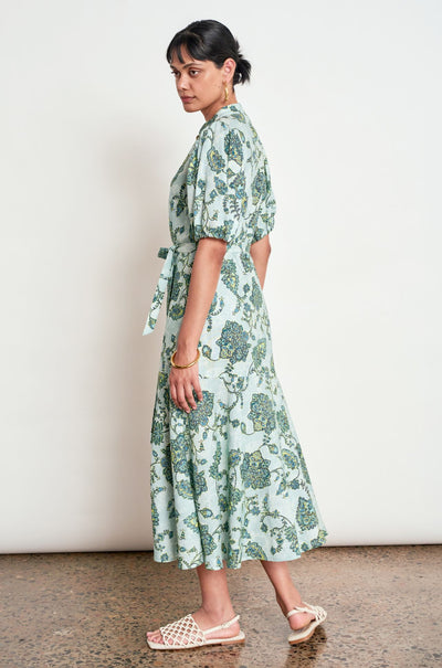 Zoe Kratzmann - cascade dress in fern paisley