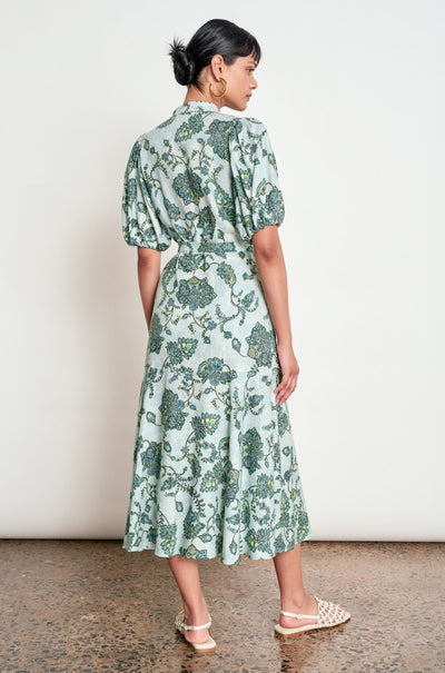 Zoe Kratzmann - cascade dress in fern paisley