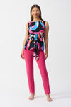 Joseph Ribkoff - Classic Tailored Slim Pant in Geranium