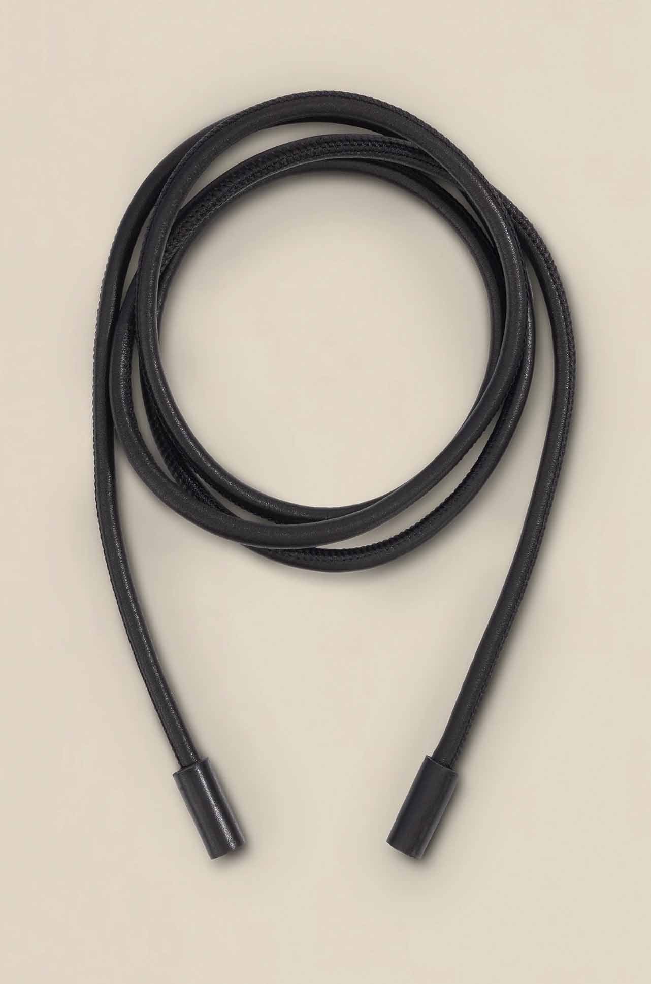 Zoe Kratzmann - corded belt in black leather