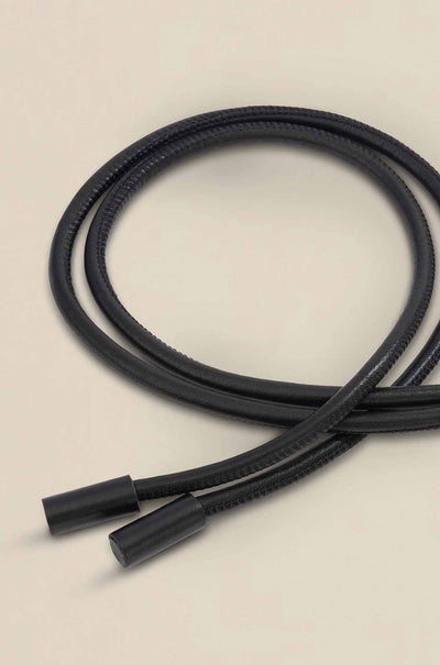 Zoe Kratzmann - corded belt in black leather