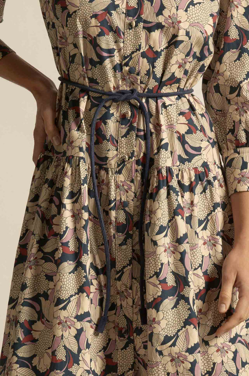 Zoe Kratzmann - corded belt in midnight suede