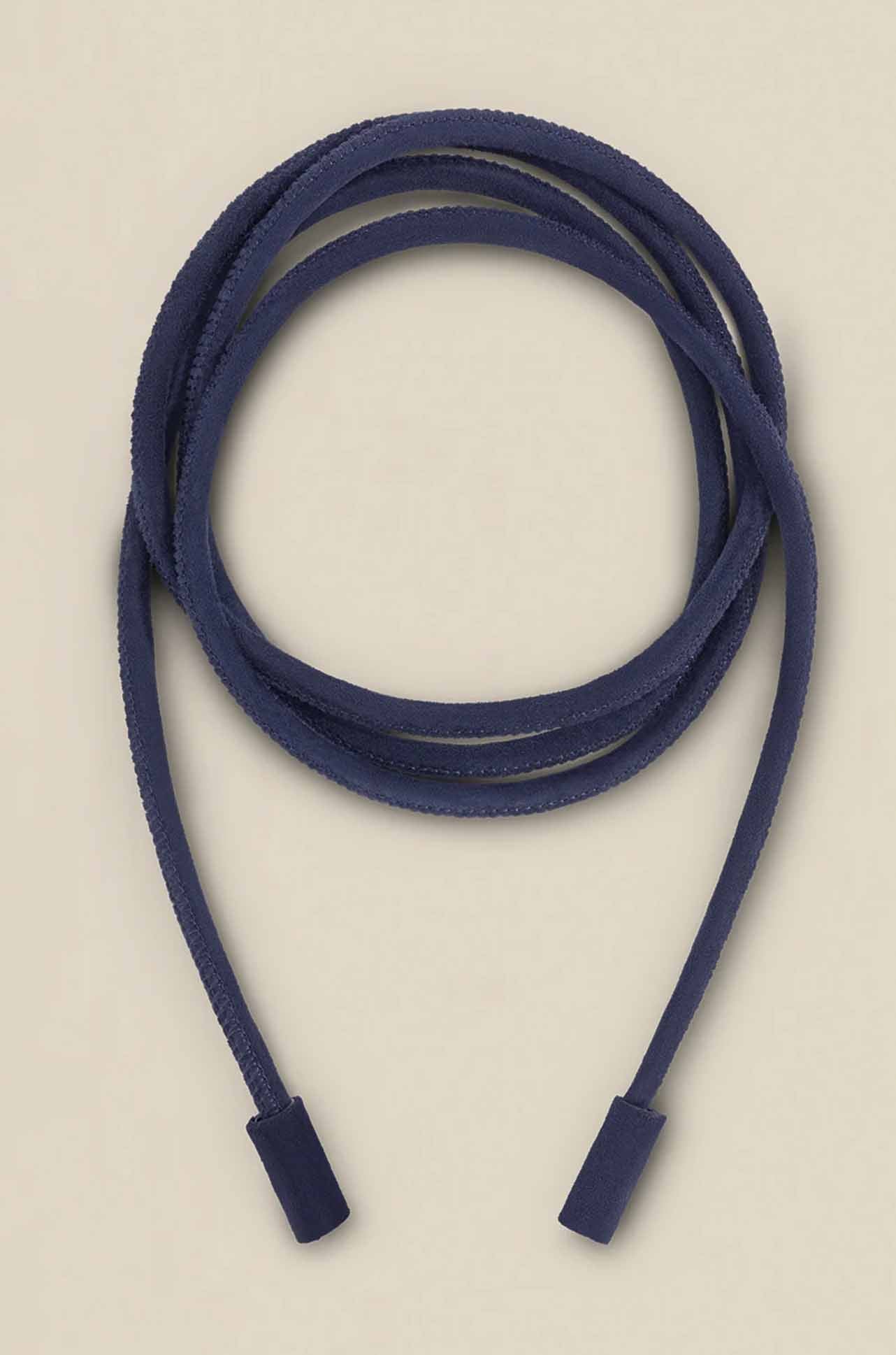 Zoe Kratzmann - corded belt in midnight suede