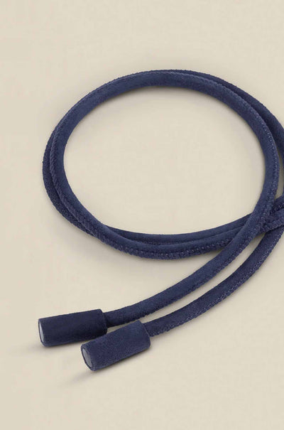 Zoe Kratzmann - corded belt in midnight suede