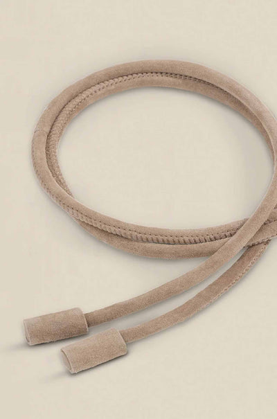 Zoe Kratzmann - corded belt in truffle suede