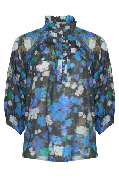 zoe kratzmann - crescendo top in forest blur