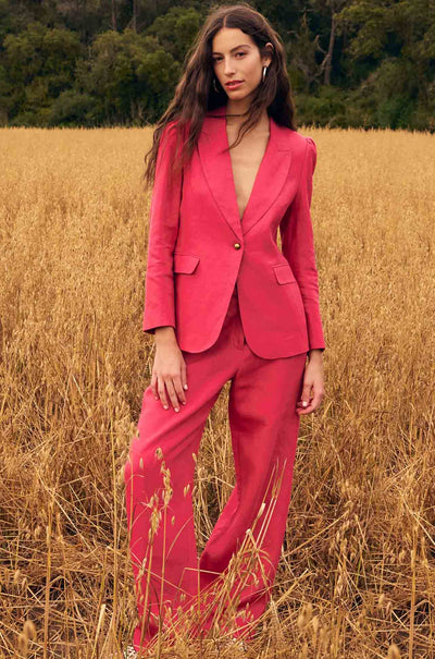 Zoe Kratzmann - crest jacket in rhubarb