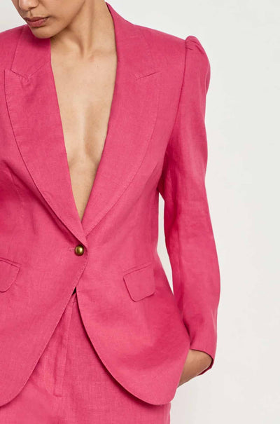 Zoe Kratzmann - crest jacket in rhubarb
